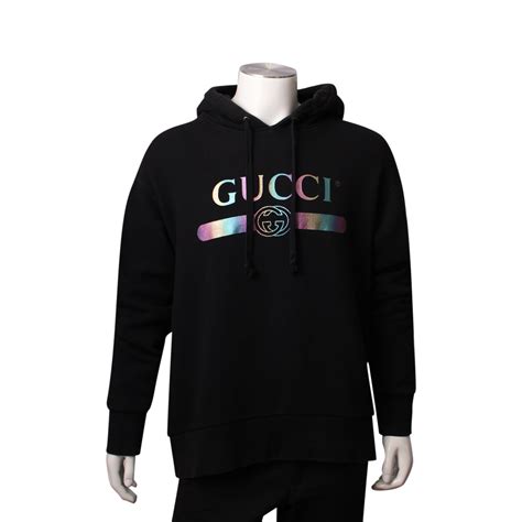 gucci hoodie black|gucci oversized hoodie.